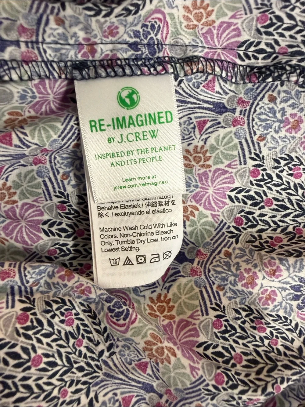 NWT J.Crew Liberty Club Nouveau Smocked Puff Sleeve Peplum Top XL